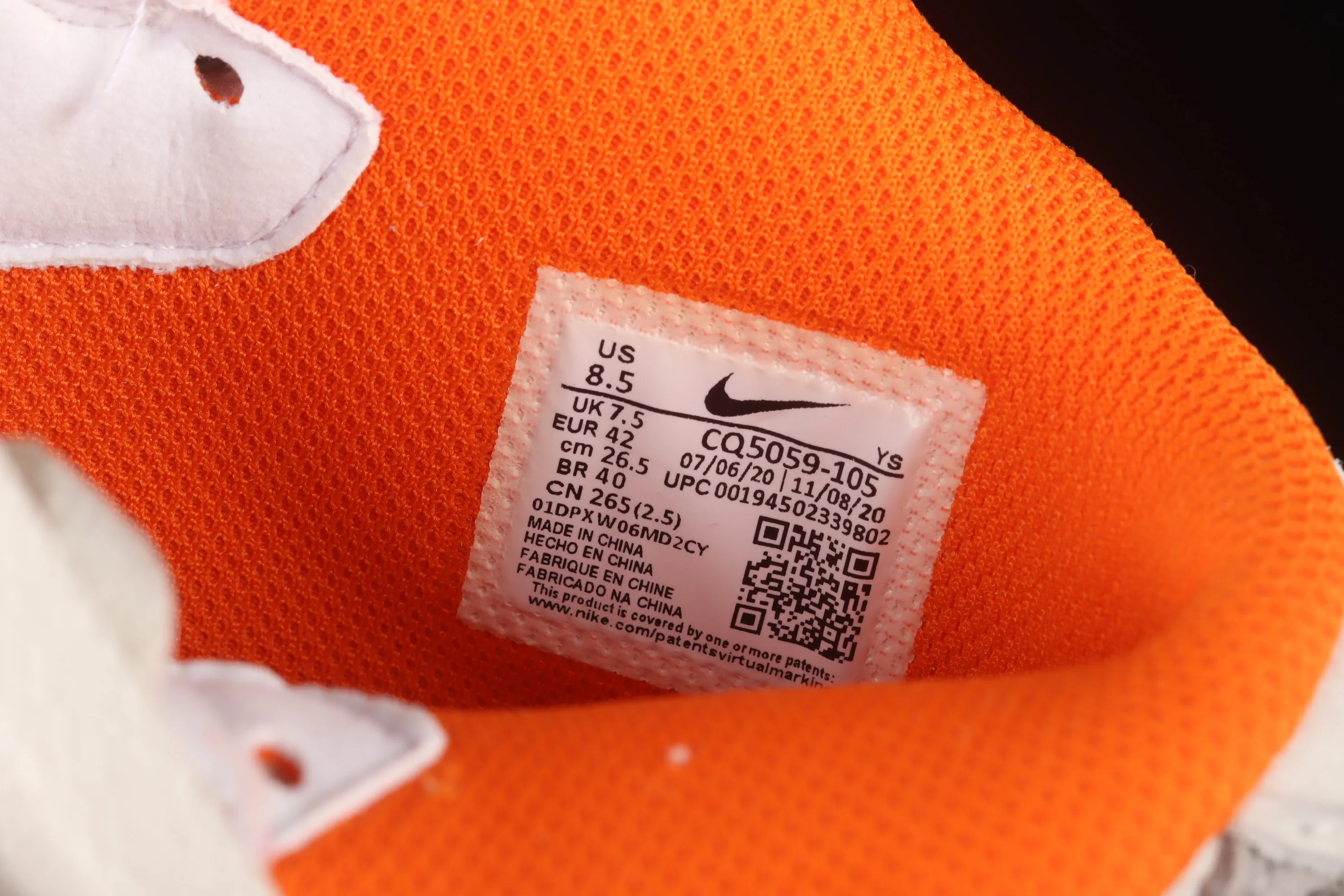 All categories Nk Air Force 1 Air Force series Nk Air Force 1 Mid Air Force mid-top Nk Air Force 1'07 Mid gray orange suede Air Force One mid-top casual sneakers CQ5059-105